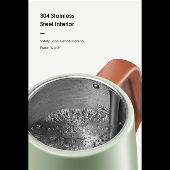 Gooseneck Electric Kettle(1.0L), 100% Stainless Steel BPA Free Classic Pour Over - Picture 4 of 7